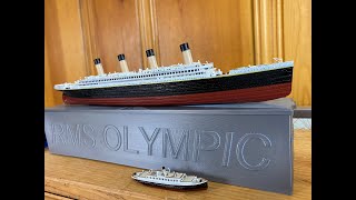 Unboxing 11000 scale model of RMS Olympic [upl. by Siugram]