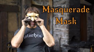 How to Make a Metal Masquerade Mask  Beginner Repousse Techniques [upl. by Nytsyrk501]