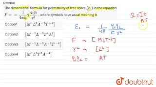 The unit of permittivity of free space ε0 is [upl. by Arbas]