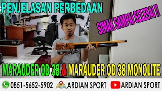 PENJELASAN PERBEDAAN PCP MARAUDER OD 38 DAN PCP MARAUDER OD 38 MONOLITE [upl. by Roleat802]