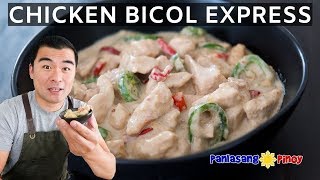 Pwede pala sa manok  Chicken Bicol Express  Creamy and spicy [upl. by Osmen]