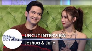 TWBA Uncut Interview Joshua Garcia amp Julia Barretto [upl. by Spillar515]