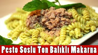 Pesto Soslu Ton Balıklı Makarna  Pişirmece  Yemek Tarifleri [upl. by Eeruhs]