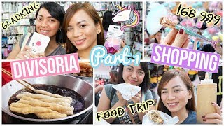 DIVISORIA SHOPPING 999 168 Gladking  Food Trip  PART 1 [upl. by Arata]