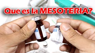 Para que sirve la MESOTERAPIA como funciona la mesoterapia TIPOS FARMACOS Curso de MESOTERAPIA [upl. by Ced]