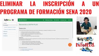 Cómo Eliminar la Inscripción a un Programa de Formación SENA [upl. by Nnayllehs645]