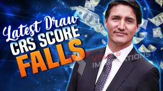 Canadas Express Entry 2024 CRS Score Drops in the Latest Draw [upl. by Kannry]