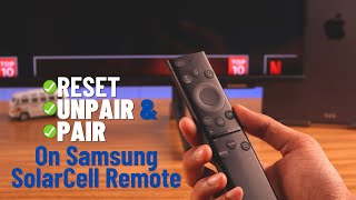 Samsung Smart TV How to Unpair Pair and Reset Remote [upl. by Suoivatram]