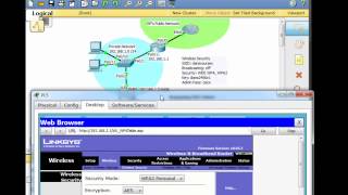 Linksys Wireless Router in Packet Tracer  Part 3 [upl. by Sherborne740]