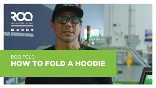 How to Fold a Hoodie on the ROQ FOLD [upl. by Llemrej]