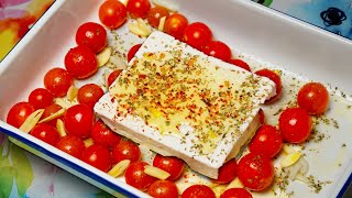 Amazing Pasta Recipe with Feta Cheese and Cherry Tomatoes [upl. by Aryamoy]