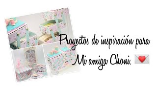 Proyectos de inspiración con troqueles para mi amiga Choni 😃diy troqueles inspiration [upl. by Brodie831]