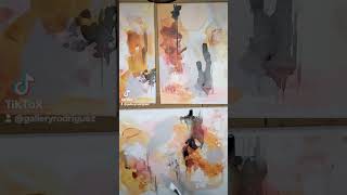 Painting abstracts for my Patreon group painting abstractlovers creative abstract [upl. by Jeffcott]