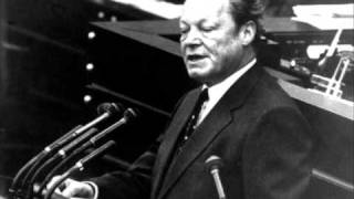 19691028  Willy Brandt  Wir wollen mehr Demokratie wagen [upl. by Asial328]