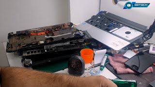 Reparo em Notebook ACER ASPIRE E1571 que não ligava  Chegou todo desmontado mas deu tudo certo [upl. by Katerine]