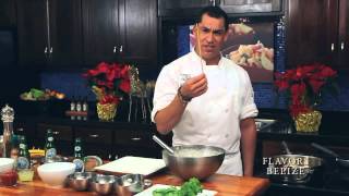 Conch Fritters  Cooking with Flavors of Belize amp Sean Kuylen [upl. by Heilman]