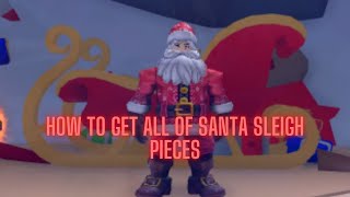 HOW TO GET ALL THE SLEIGH PIECES IN BGS CHRISTMAS EVENT [upl. by Noiramed408]