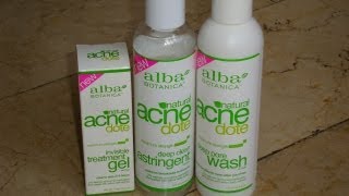 My Ammo Against Acne Alba Botanica AcneDote Product Review [upl. by Yattirb818]