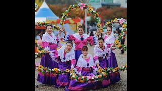 quotBulaklakanquot flower dance Philippine traditional folk dance performed at Cheongsong Apple Festival [upl. by Enella849]