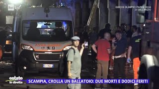 Scampia crolla un ballatoio due morti e dodici feriti  Estate in diretta 23072024 [upl. by Dubois]