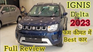 Maruti IGNIS Delta AMT 2023🔥 इतने कम कीमत में interior इतना Best❣️ Features Price Full Review [upl. by Selohcin]