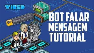 BOT FALA MENSAGEM QUANDO USUARIO ENTRA NO QUARTO  HABBO TUTORIAL ESCOLINHA WIRED AULA03 [upl. by Borgeson415]