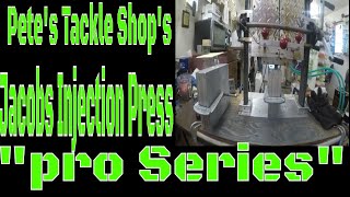 Petes Tackle Shops Jacobs INJECTION PRESS quotPRO SERIES fore soft plastics injection [upl. by Navets365]