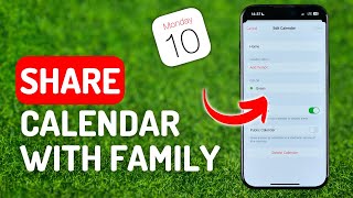 How to Share Calendar on iPhone With Family [upl. by Margalit]