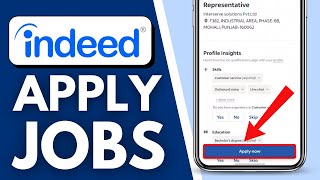 How to Apply Indeed Jobs in Mobile StepbyStep [upl. by Zita]