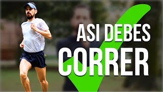 👌Técnica IDEAL de carrera  Cómo correr CORRECTAMENTE 🏃‍♂️🔥 [upl. by Dyanna]