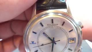 Vintage Jaeger LeCoultre Speedbeat Memovox alarm watch [upl. by Ecniv]