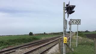 Bield Drove Level Crossing  Cambridgeshire 08042024 [upl. by Sudaorb]