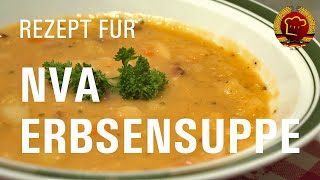 Diese original Erbsensuppe aus der NVA macht jeden satt und ist schnell und lecker mit diesem Rezept [upl. by Nosraep]