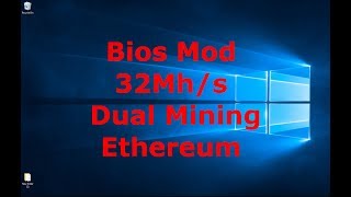 Bios Mod NitroRX580 8G SE 32MHs Ethereum Dual Mining [upl. by Ifar]