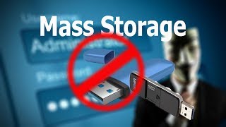 How to enable or disable USB Drives or Mass Storage Devices in Windows 1087 [upl. by Hamachi360]