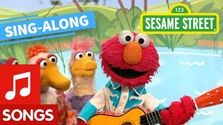 Sesame Street Elmos Ducks Lyric Video  Elmos Sing Along Series [upl. by Hsetirp]