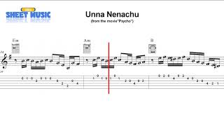 Unna Nenachu  Psycho  Guitar TAB [upl. by Portie521]