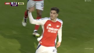 Kai Havertz Goal Arsenal Vs Southampton 11 All Goals Analysis Extended Highlights [upl. by Elleinad]