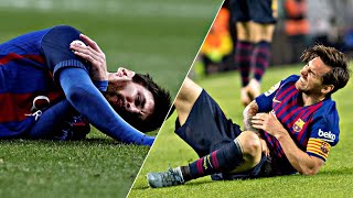 Leo Messi Brutal Tackles amp Fouls 2022 [upl. by Suilenroc]