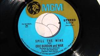 Eric Burdon amp War Spill The Wine quotOriginal Record Releasequot [upl. by Durrell]