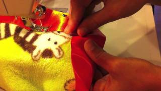 How to sew satin binding on a blanket [upl. by Toshiko]