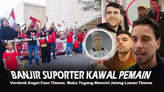 BANJIR FANS TIMNAS KAWAL GARUDA DI ARAB  Muka Tegang Mancini Viral Verdonk Kaget Thom Haye Siap [upl. by Malonis40]