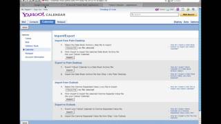 How to move your calendar from Yahoo Calendar to Google Calendar Gmail [upl. by Shig]