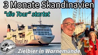 200 Drei Monate Skandinavien quotdie Tourquot startet auf nach Norden [upl. by Lazes731]