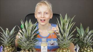 TESTAR KALLPRESSAD SMOOTHIE  ANANAS amp KOKOS [upl. by Thorlie]