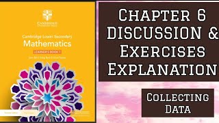 Maths Chapter 6 Collecting Data Exercises explanation  Cambridge Lower Secondary 7 [upl. by Tamarah]