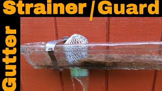 GUTTER STRAINER OR GUTTER GUARD what works the best [upl. by Keram]