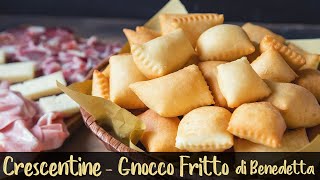 CRESCENTINE  GNOCCO FRITTO FATTO IN CASA DA BENEDETTA  Ricetta Facile Senza Strutto [upl. by Eixel]