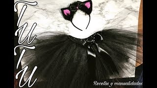 Tutu tutorial diadema tutorialdisfraz gatita halloween 👻 [upl. by Yeung954]