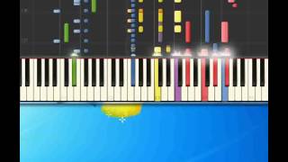 Calabrisella mia AAVV Piano tutorial by Synthesia [upl. by Ihc686]